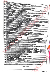 SPSC Municipal Officer BPS 17 Past Paper 30th May 2023 Exams MCQS